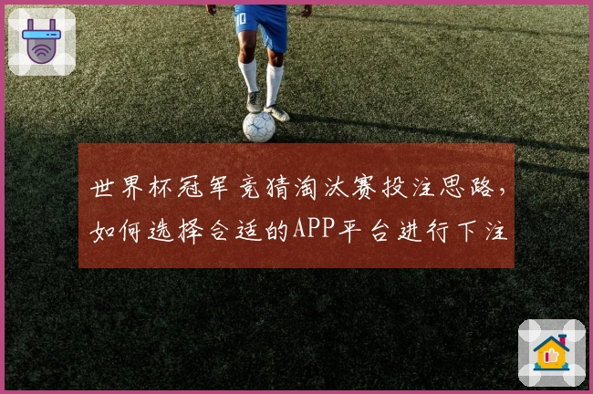 世界杯冠军竞猜淘汰赛投注思路，如何选择合适的APP平台进行下注